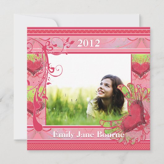 Abschluss-Bildklasse für Herz und Wirbel 2012 Ankündigung (Vorderseite)