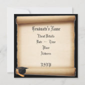 Abschluss-Bildlaufvorlage Einladung (Rückseite)