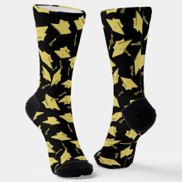 Abschluss Black and Gold Caps in der Luft Socken
