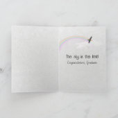 Abschluss Black Feather mit Vögeln Karte (Innenseite)