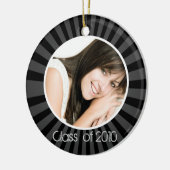 Abschluss Black Foto Weihnachtsschmuck (Links)