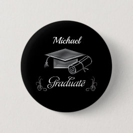 Abschluss Black & Silver, Cap & Diploma Button