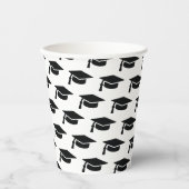 Abschluss Black Tassel Cap Pappbecher (Vorderseite)