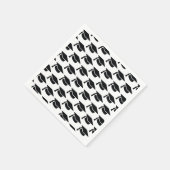 Abschluss Black Tassel Cap Serviette (Ecke)