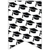 Abschluss Black Tassel Cap Wimpelkette (Zweite Fahne)