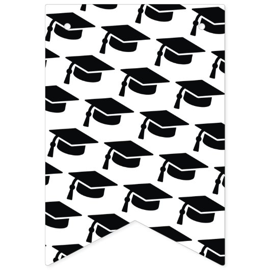 Abschluss Black Tassel Cap Wimpelkette (Erste Fahne)