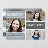 Abschluss blockiert Einladung (Vorne/Hinten)