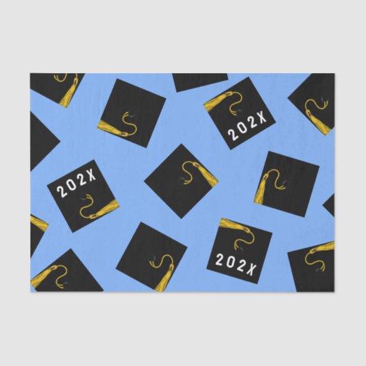 Abschluss Blue 2025 Seidenpapier (Vorderseite)