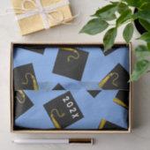 Abschluss Blue 2025 Seidenpapier (Geschenk)