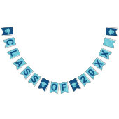 Abschluss Blue Opal Party Signiert Klasse des Jahr Wimpelkette (Alle)