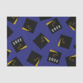 Abschluss Blue Tissue Paper Seidenpapier (Vorderseite)