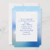 Abschluss Bokeh und Stars Einladung (Rückseite)