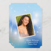 Abschluss Bokeh und Stars Einladung (Vorne/Hinten)