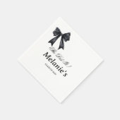 Abschluss Bow Cocktail Servietten | Abiturparty (Ecke)
