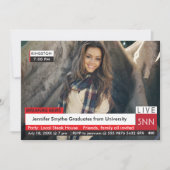 Abschluss Breaking News TV Fab Einladung (Vorderseite)