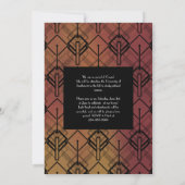 Abschluss Bronze Art Déco Ankündigung (Rückseite)