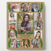 Abschluss | Burlap Fern Fotoplatte (Vorderseite)