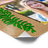 Abschluss | Burlap Fern Poster (Ecke)