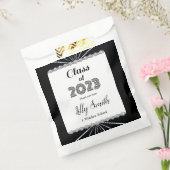 Abschluss Burst Black & White Class 2023 Geschenktütchen (Versiegelt)