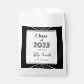 Abschluss Burst Black & White Class 2023 Geschenktütchen (Vorderseite)