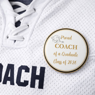 Abschluss-Button – Stolz COACH eines Absolventen 2 Button