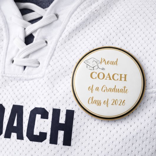 Abschluss-Button – Stolz COACH eines Absolventen 2 Button