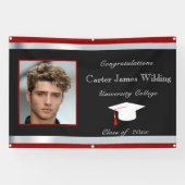 Abschluss, Cap Diploma Persönliches Foto Banner (Horizontal)