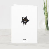 Abschluss-Card für Afrikanisches Amerikanisches Mä Karte (Rückseite)