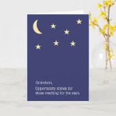 Abschluss Card für Grandson Karte (Gelbe Blume)