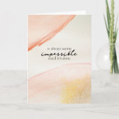 Abschluss Card, Glückwunsch auf Ihrem Abschluss, Karte (Vorderseite)