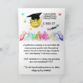 Abschluss Card (mit schöner Abdeckung) Karte (Innenseite)