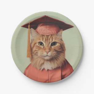 Abschluss Cat Pappteller