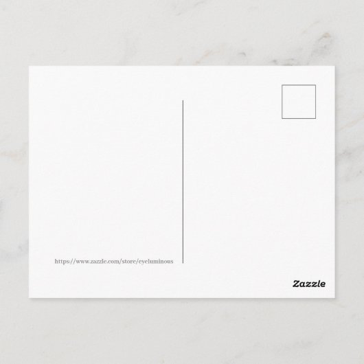 Abschluss Cat Postkarte (Rückseite)