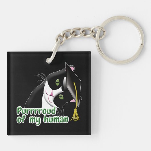 Abschluss Cat Schlüsselanhänger (Rückseite)