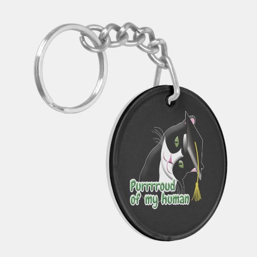 Abschluss Cat Schlüsselanhänger (Vorderseite links)