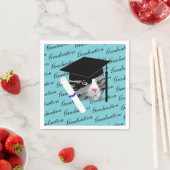 Abschluss Cat Serviette (Beispiel)