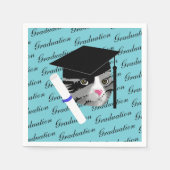 Abschluss Cat Serviette (Vorderseite)