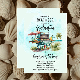 Abschluss Celebration Beach GRILLEN Grill Einladung