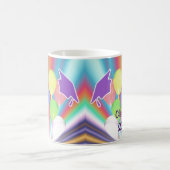 Abschluss Celebration Caps und Balloons Kaffeetasse (Mittel)