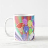 Abschluss Celebration Caps und Balloons Kaffeetasse (Links)