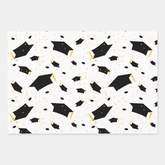 Abschluss Celebration - Geschenkpapier Set (Vorderseite)