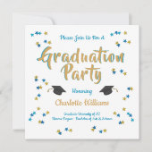 Abschluss Celebration Party Einladung (Vorderseite)