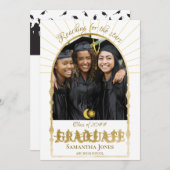 Abschluss Celestial Astronomie Space Grad Foto Einladung (Vorne/Hinten)