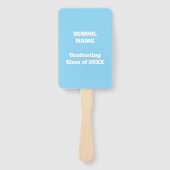 Abschluss Ceremony Schedule Guest Program - Fächer (Vorderseite)