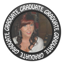 Abschluss-Chalkboard-Circle Fügen Sie Ihr Foto hin