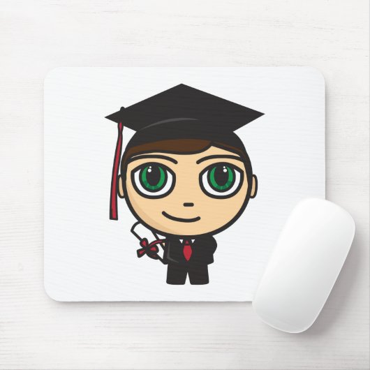 Abschluss-Charakter Mousepad (Mit Mouse)