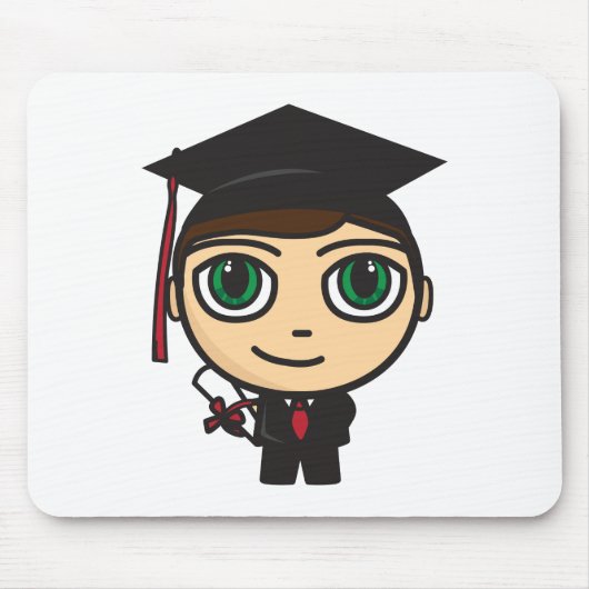 Abschluss-Charakter Mousepad (Vorne)