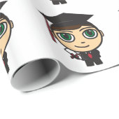 Abschluss-Charakter-Verpackungs-Papier Geschenkpapier (Rolleneckpunkt)