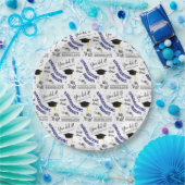 Abschluss Cheer Pattern Pappteller (Party)