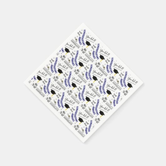 Abschluss Cheer Pattern Serviette (Ecke)
